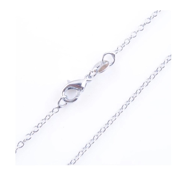 Heart & Rose Pendant Turquoise Colored Necklace w/18" Chain ~ Brand New - Picture 4 of 8